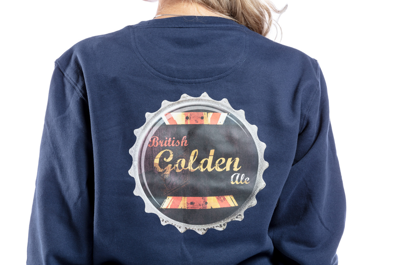 mikina bez kapuce BRITISH GOLDEN ALE