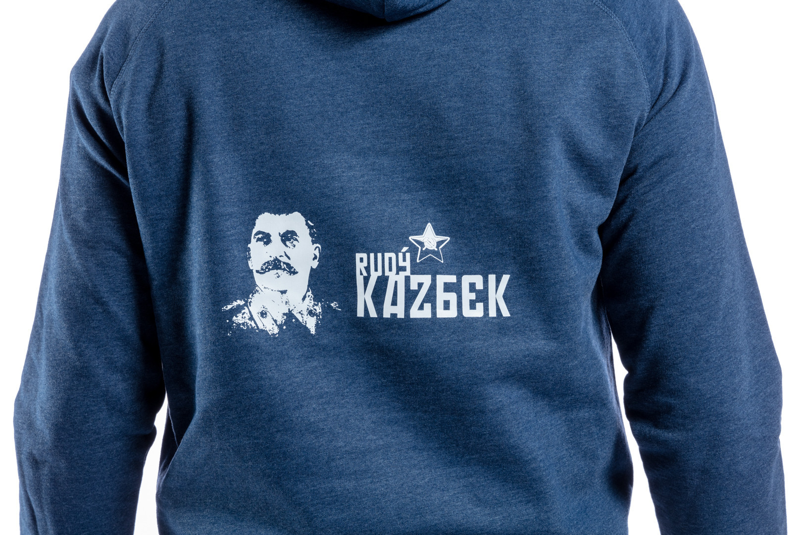 mikina s kapucí RUDÝ KAZBEK